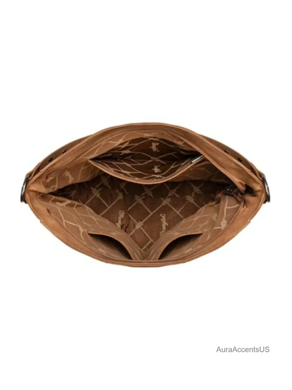 Large Faux Suede Hobo Handbag with Buckle Fringe Zipper Shoulder Bag